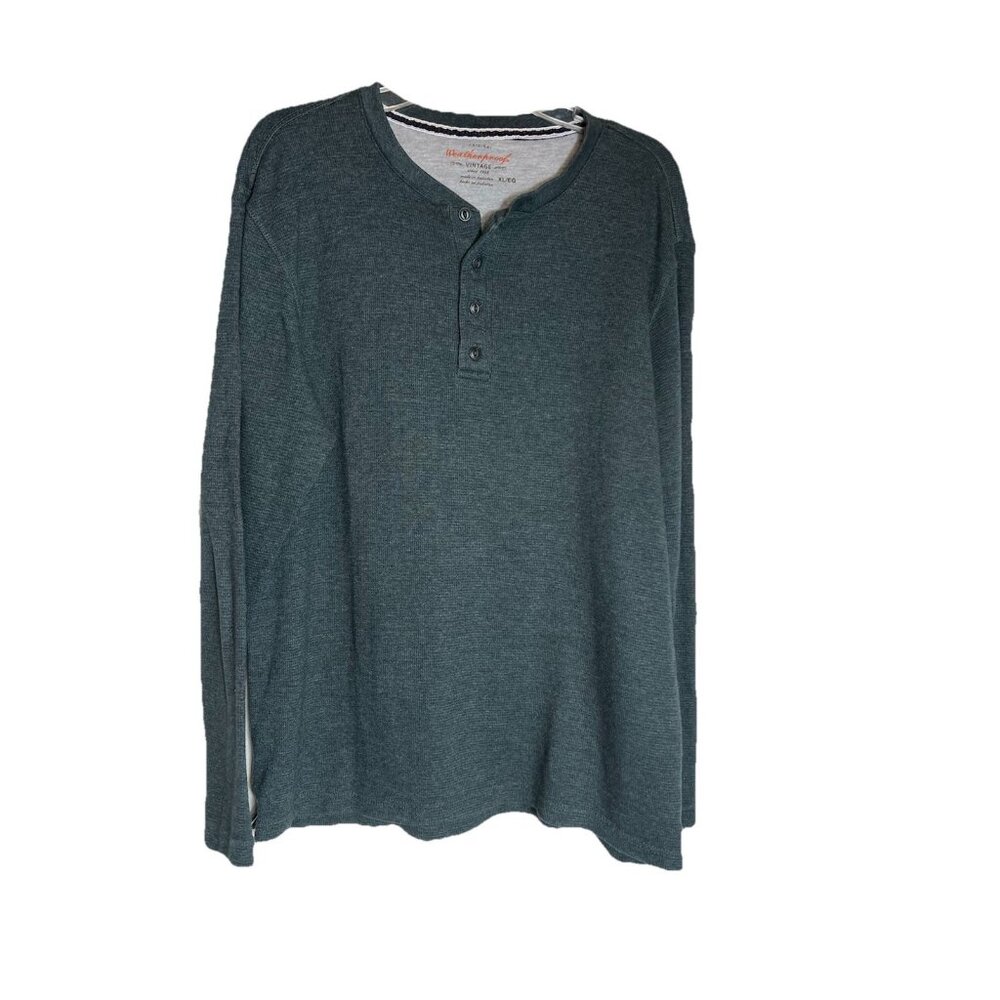 Weatherproof Vintage Brand Long Sleeve Thermal Ask Green Men’s Size XL‎